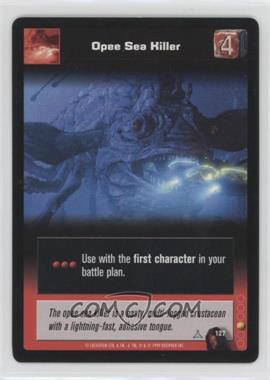 1999 Star Wars: Young Jedi Collectible Card Game - The Menace of Darth Maul - [Base] #127 - Opee Sea Killer