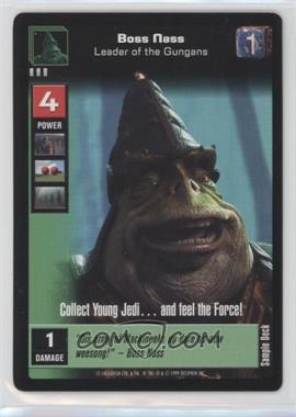 1999 Star Wars: Young Jedi Collectible Card Game - The Menace of Darth Maul - [Base] #13 - Boss Nass