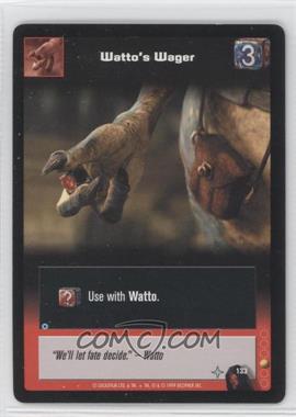 1999 Star Wars: Young Jedi Collectible Card Game - The Menace of Darth Maul - [Base] #133 - Watto's Wager