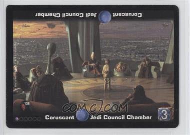 1999 Star Wars: Young Jedi Collectible Card Game - The Menace of Darth Maul - [Base] #136 - Coruscant Jedi Council Chamber