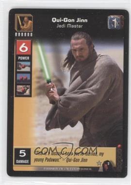 1999 Star Wars: Young Jedi Collectible Card Game - The Menace of Darth Maul - [Base] #2 - Qui-Gon Jinn