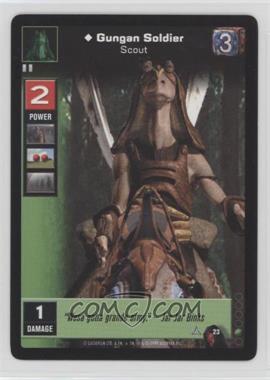 1999 Star Wars: Young Jedi Collectible Card Game - The Menace of Darth Maul - [Base] #23 - Gungan Soldier