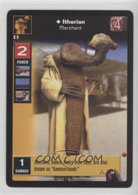 1999 Star Wars: Young Jedi Collectible Card Game - The Menace of Darth Maul - [Base] #28 - Ithorian