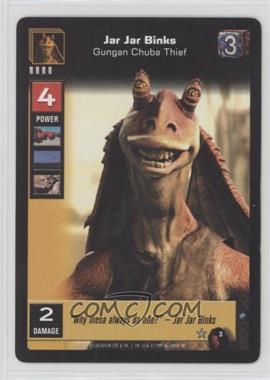 1999 Star Wars: Young Jedi Collectible Card Game - The Menace of Darth Maul - [Base] #3 - Jar Jar Binks