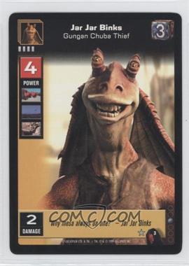 1999 Star Wars: Young Jedi Collectible Card Game - The Menace of Darth Maul - [Base] #3 - Jar Jar Binks