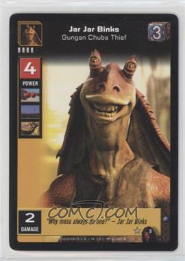1999 Star Wars: Young Jedi Collectible Card Game - The Menace of Darth Maul - [Base] #3 - Jar Jar Binks