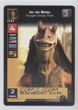 1999 Star Wars: Young Jedi Collectible Card Game - The Menace of Darth Maul - [Base] #3 - Jar Jar Binks