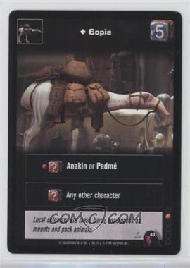 1999 Star Wars: Young Jedi Collectible Card Game - The Menace of Darth Maul - [Base] #40 - Eopie