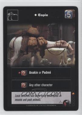 1999 Star Wars: Young Jedi Collectible Card Game - The Menace of Darth Maul - [Base] #40 - Eopie