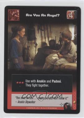 1999 Star Wars: Young Jedi Collectible Card Game - The Menace of Darth Maul - [Base] #48 - Are you an Angel?