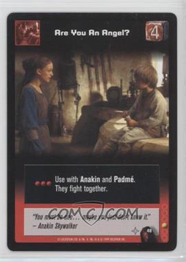 1999 Star Wars: Young Jedi Collectible Card Game - The Menace of Darth Maul - [Base] #48 - Are you an Angel?