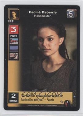 1999 Star Wars: Young Jedi Collectible Card Game - The Menace of Darth Maul - [Base] #5 - Padme Naberrie