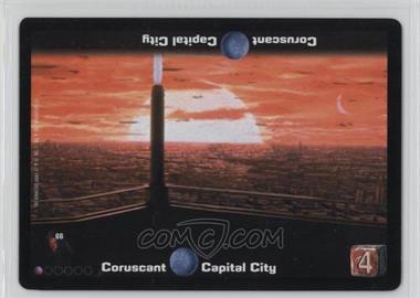 1999 Star Wars: Young Jedi Collectible Card Game - The Menace of Darth Maul - [Base] #66 - Coruscant Capital City
