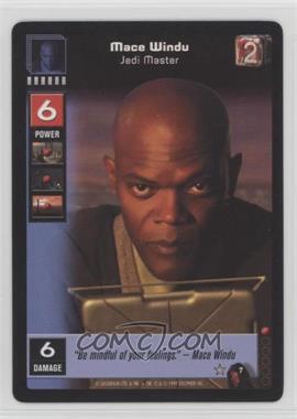 1999 Star Wars: Young Jedi Collectible Card Game - The Menace of Darth Maul - [Base] #7 - Mace Windu