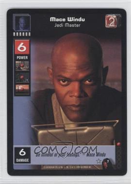 1999 Star Wars: Young Jedi Collectible Card Game - The Menace of Darth Maul - [Base] #7 - Mace Windu