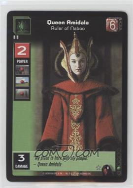 1999 Star Wars: Young Jedi Collectible Card Game - The Menace of Darth Maul - [Base] #8 - Queen Amidala