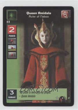 1999 Star Wars: Young Jedi Collectible Card Game - The Menace of Darth Maul - [Base] #8 - Queen Amidala