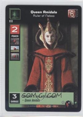1999 Star Wars: Young Jedi Collectible Card Game - The Menace of Darth Maul - [Base] #8 - Queen Amidala