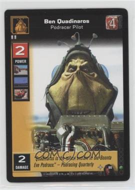 1999 Star Wars: Young Jedi Collectible Card Game - The Menace of Darth Maul - [Base] #80 - Ben Quadinaros