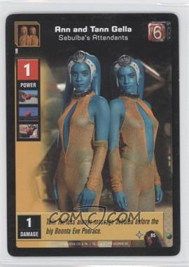 1999 Star Wars: Young Jedi Collectible Card Game - The Menace of Darth Maul - [Base] #85 - Ann and Tann Gella