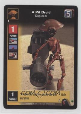 1999 Star Wars: Young Jedi Collectible Card Game - The Menace of Darth Maul - [Base] #92 - Pit Droid