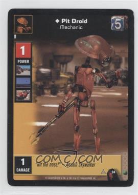 1999 Star Wars: Young Jedi Collectible Card Game - The Menace of Darth Maul - [Base] #94 - Pit Droid