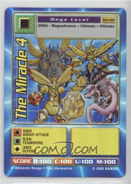 2000 Digimon - Digital Monsters - Trading Card Game [Base] - Promos #DM-02 - The Miracle 4