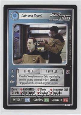 2000 Star Trek CCG: Enhanced Premiere - [Base] #2 P - Data and Geordi