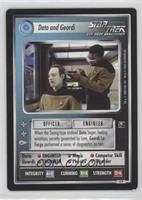 Data and Geordi [EX to NM]