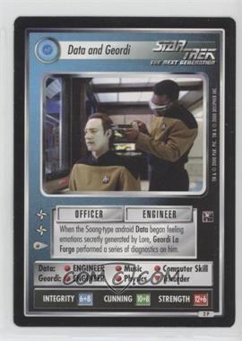 2000 Star Trek CCG: Enhanced Premiere - [Base] #2 P - Data and Geordi