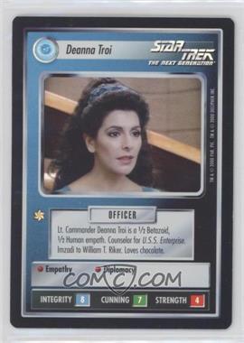 2000 Star Trek CCG: Reflections 1.0 - [Base] - Foil #_DETR - Deanna Troi