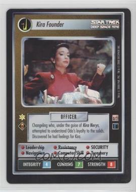 2000 Star Trek CCG: Reflections 1.0 - [Base] - Foil #_KIFO - Kira Founder