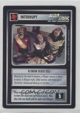 2000 Star Trek CCG: Reflections 1.0 - [Base] - Foil #_KLDY - Klingon Death Yell