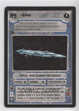 2000 Star Wars Customizable Card Game: Death Star II Limited - Expansion Set [Base] #DEFI - Defiance