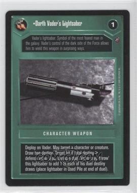 2000 Star Wars Customizable Card Game: Death Star II Limited - Expansion Set [Base] #DVLI - Darth Vader's Lightsaber