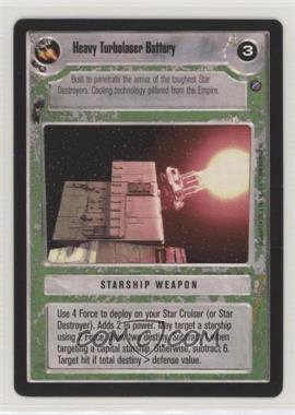 2000 Star Wars Customizable Card Game: Death Star II Limited - Expansion Set [Base] #HTBA - Heavy Turbolaser Battery (Light Side)