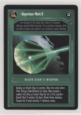 2000 Star Wars Customizable Card Game: Death Star II Limited - Expansion Set [Base] #SMII - Superlaser Mark II
