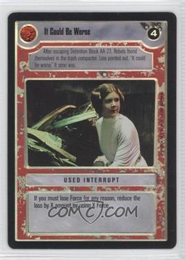 2000 Star Wars Customizable Card Game: Reflections 2 - Foil Reprint Pack #ICBW - It Could Be Worse