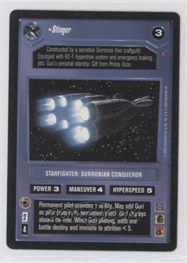 2000 Star Wars Customizable Card Game: Reflections 2 - Foil Reprint Pack #ONY1 - Stinger