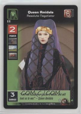 2000 Star Wars: Young Jedi Collectible Card Game - Battle of Naboo - Expansion Set [Base] #8 - Queen Amidala