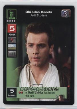 2000 Star Wars: Young Jedi Collectible Card Game - Duel of the Fates - [Base] #1 - Obi-Wan Kenobi, Jedi Student