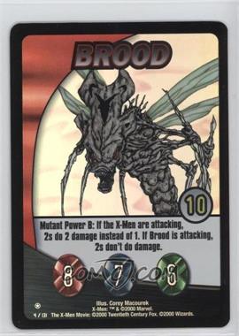 2000 The X-Men Movie - Trading Card Game [Base] #4 - Brood