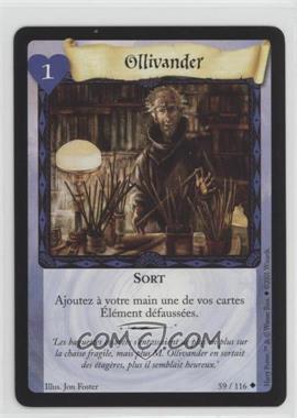 2001 Harry Potter Trading Card Game - First Expansion Set [Base] - French #59 - Ollivander