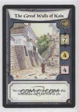 2001 Legend of the Five Rings CCG - Gold Edition - [Base] #449 - The Great Walls of Kaiu