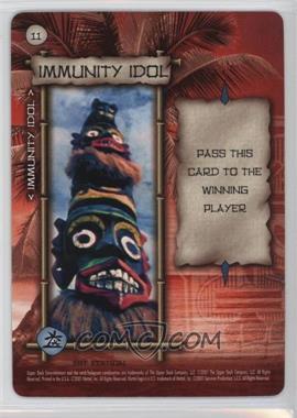 2001 Mattel/Upper Deck Entertainment Survivor Trading Card Game - [Base] #11 - Immunity Idol