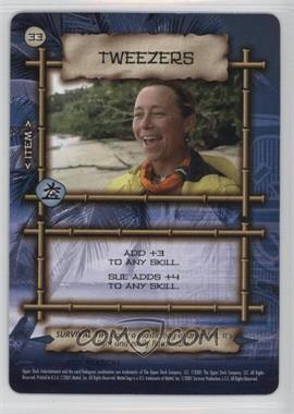 2001 Mattel/Upper Deck Entertainment Survivor Trading Card Game - [Base] #33 - Tweezers