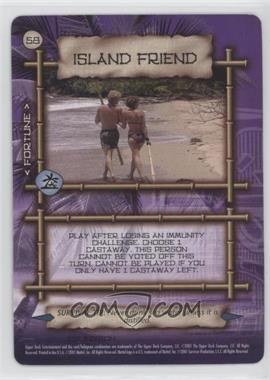 2001 Mattel/Upper Deck Entertainment Survivor Trading Card Game - [Base] #58 - Island Friend