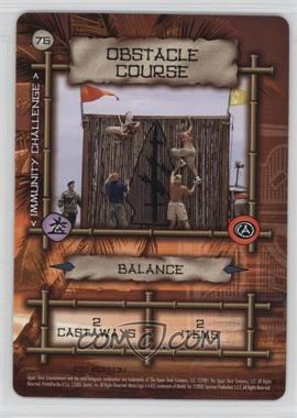 2001 Mattel/Upper Deck Entertainment Survivor Trading Card Game - [Base] #76 - Obstacle Course