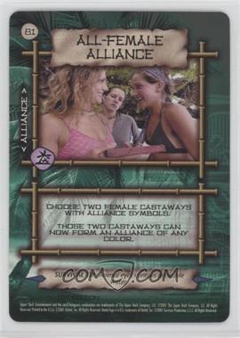 2001 Mattel/Upper Deck Entertainment Survivor Trading Card Game - [Base] #81 - All-Female Alliance