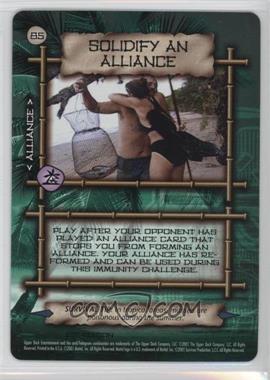 2001 Mattel/Upper Deck Entertainment Survivor Trading Card Game - [Base] #85 - Solidify An Alliance